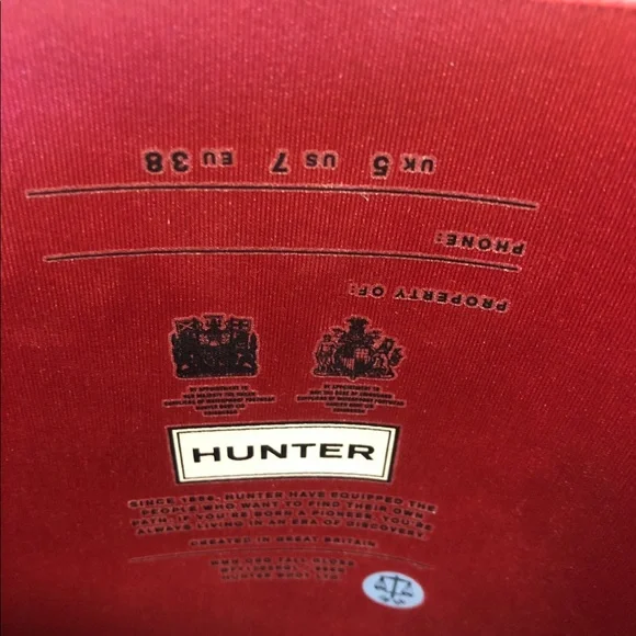 Hunter Red Gloss Tall Rain Boots - Picture 4 of 10